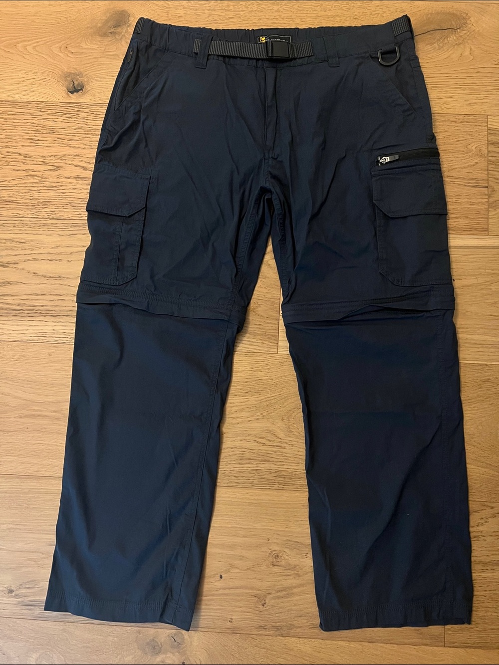 Men's Convertible Cargo Pants in Dark Blue - Lightweight Utility Style